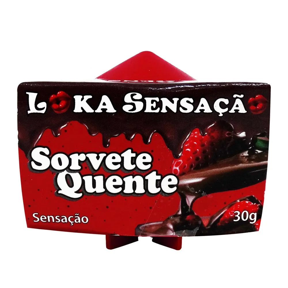 Vela Comestível Sorvete Quente 25G Loka Sensação