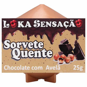 Vela Comestível Sorvete Quente 25G Loka Sensação