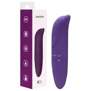 Vibrador Golfinho Toque Aveludado Sexy Import