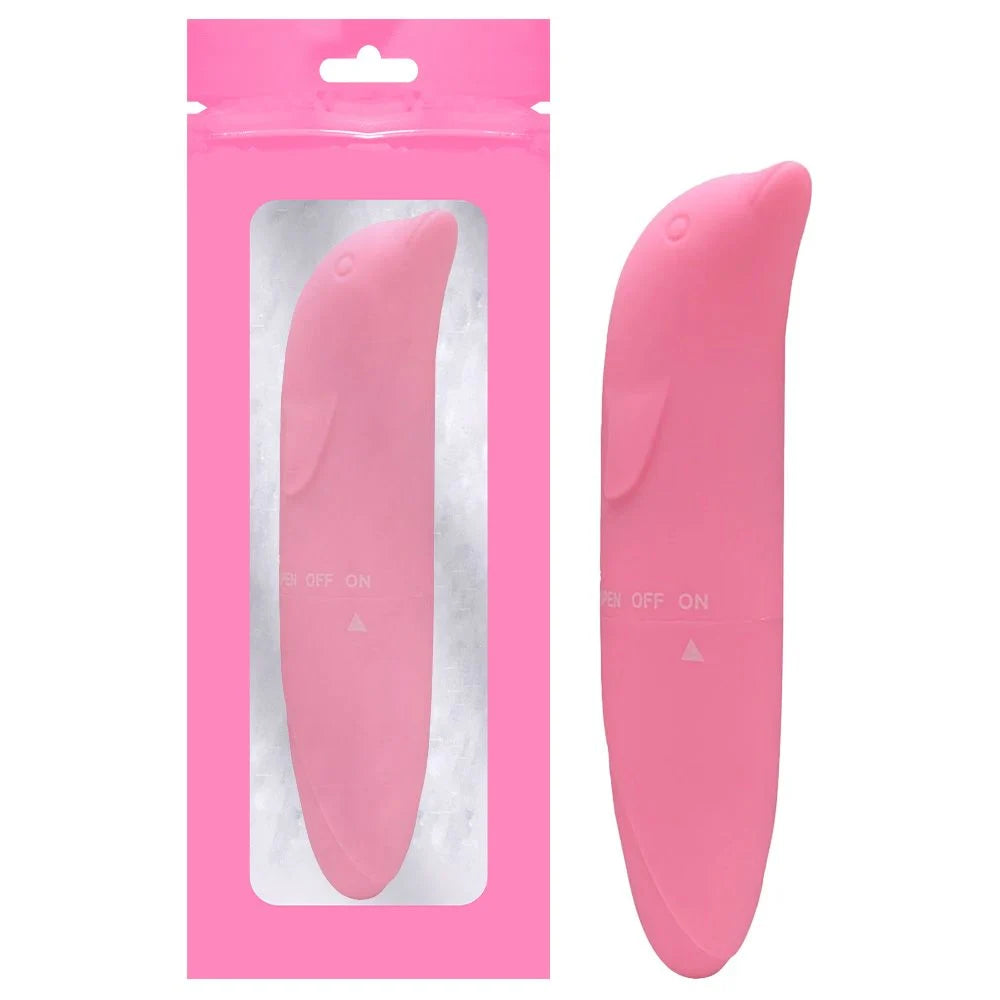 Vibrador Golfinho Toque Aveludado Sexy Import