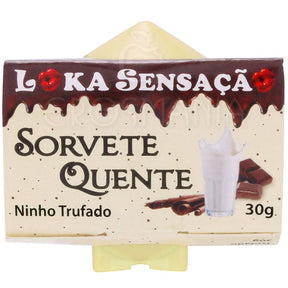 Vela Comestível Sorvete Quente 25G Loka Sensação