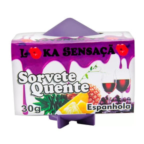 Vela Comestível Sorvete Quente 25G Loka Sensação